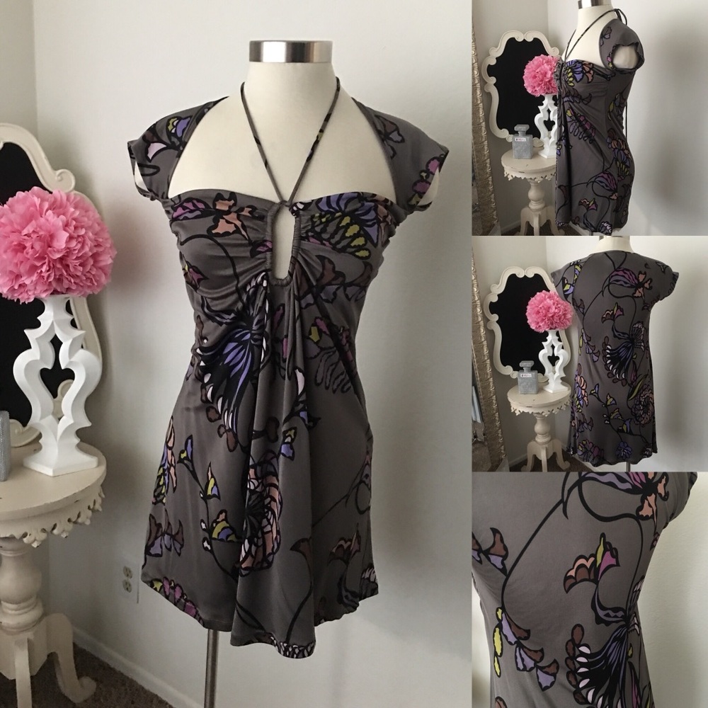 ⭐️SALE 🌺Marisa K 
Gorgeous Gray Print Dress